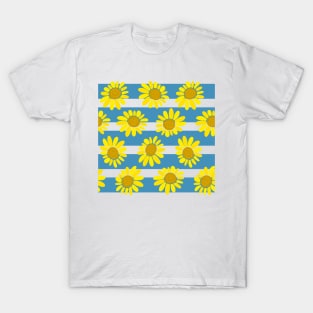 Sunflower Seamless Pattern T-Shirt